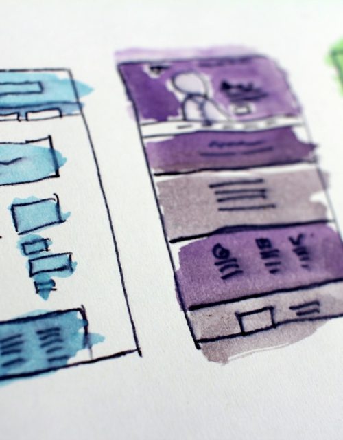 assorted-color abstract painting